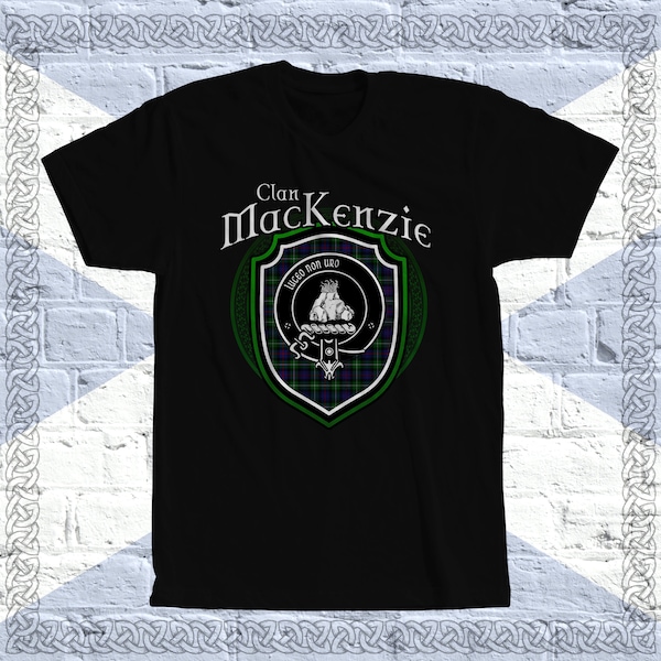 MacKenzie Modern Tartan T-Shirt Half of Me - Cross Style main image 1