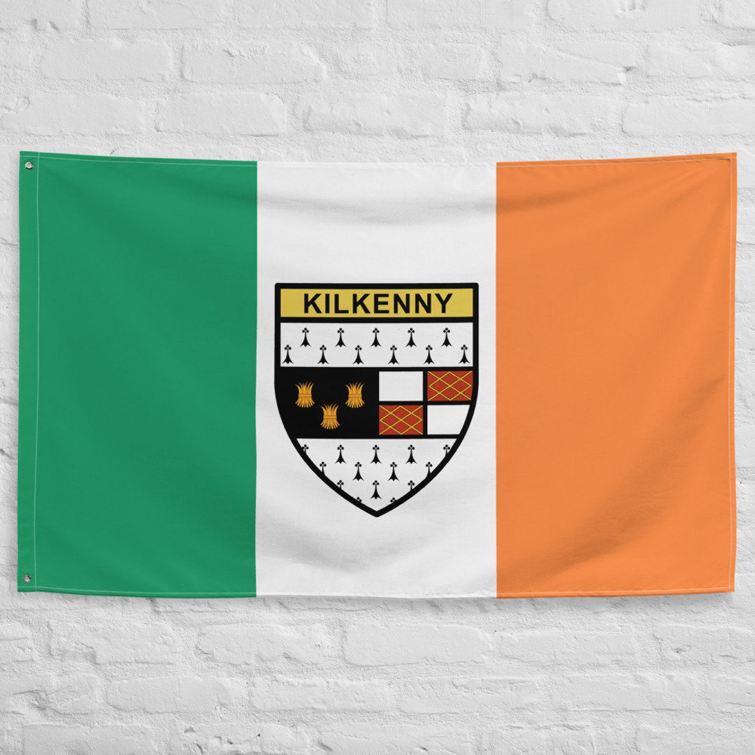 Kilkenny County Coat of Arms Ireland Flag Kilkenny Crest Etsy