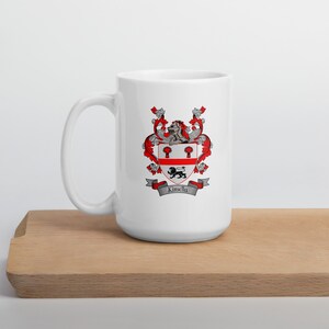 Kinsella Coat of Arms Coffee Mug - Kinsella Family Crest Coffee Cup