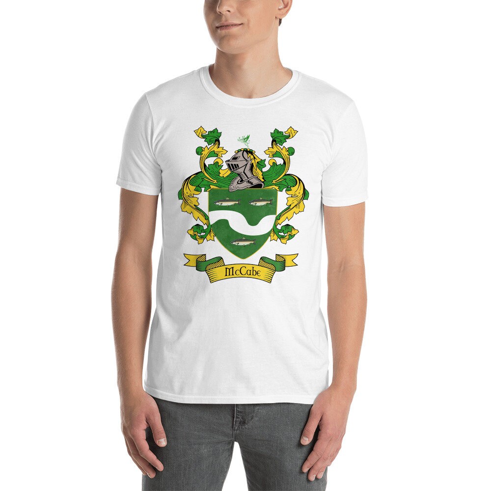 Mccabe Family Crest T Shirt Mccabe Coat Of Arms Mccabe - Etsy Sweden