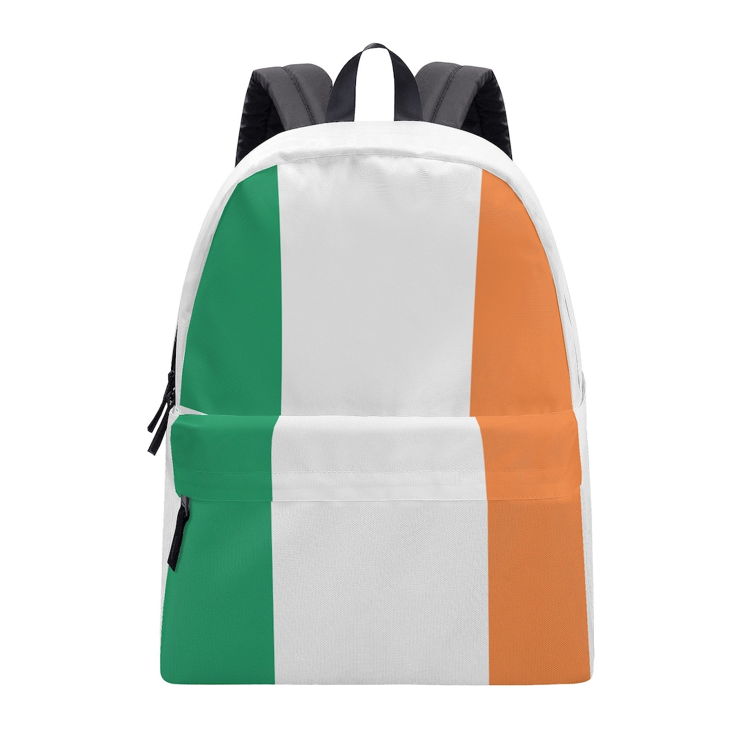 Ireland Flag Backpack, Irish Flag Backpack, Ireland Flag Bag, Ireland