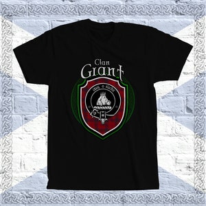Clan Grant Tartan T-Shirt, Scottish Grant Tshirt, Grant Last Name, Grant Tartan, Grant Crest, Grant Clan Crest Badge