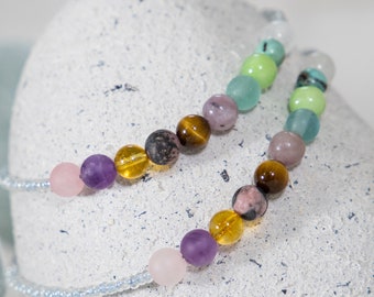 Menopause Support Bracelet: Semi Precious Healing Stones, Anxiety Relief