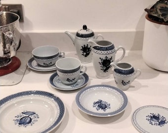 Royal Copenhagen Denmark Fajance porcelain, hand painted Denmark selection