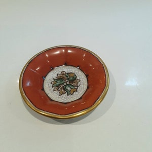 DAHL Jensen Copenhagen Vintage crackle small pin tray 9.5cm