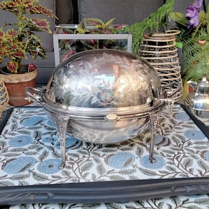 A Pair of Vintage Mappin and Webb Silver Plate Pierced Bon