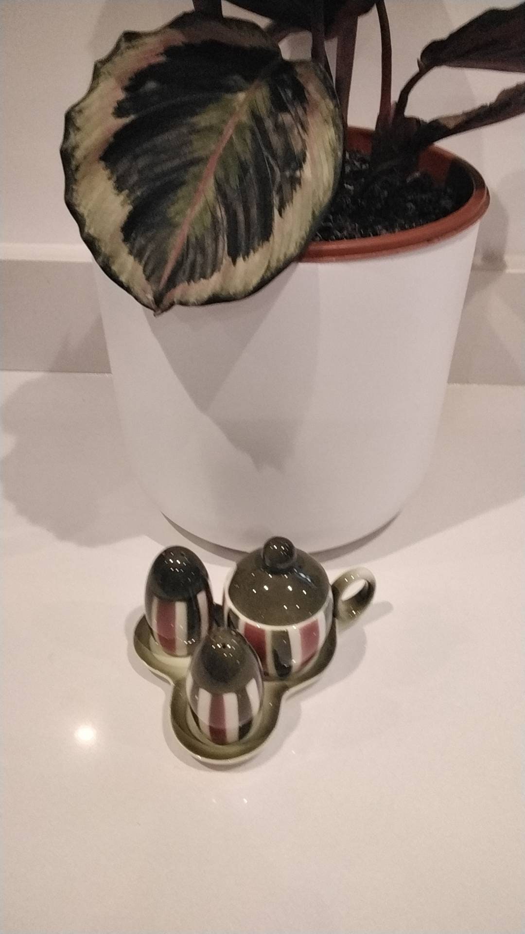 Goebel West Germany 4 Piece Porcelain Cruet Set. Great Design Etsy