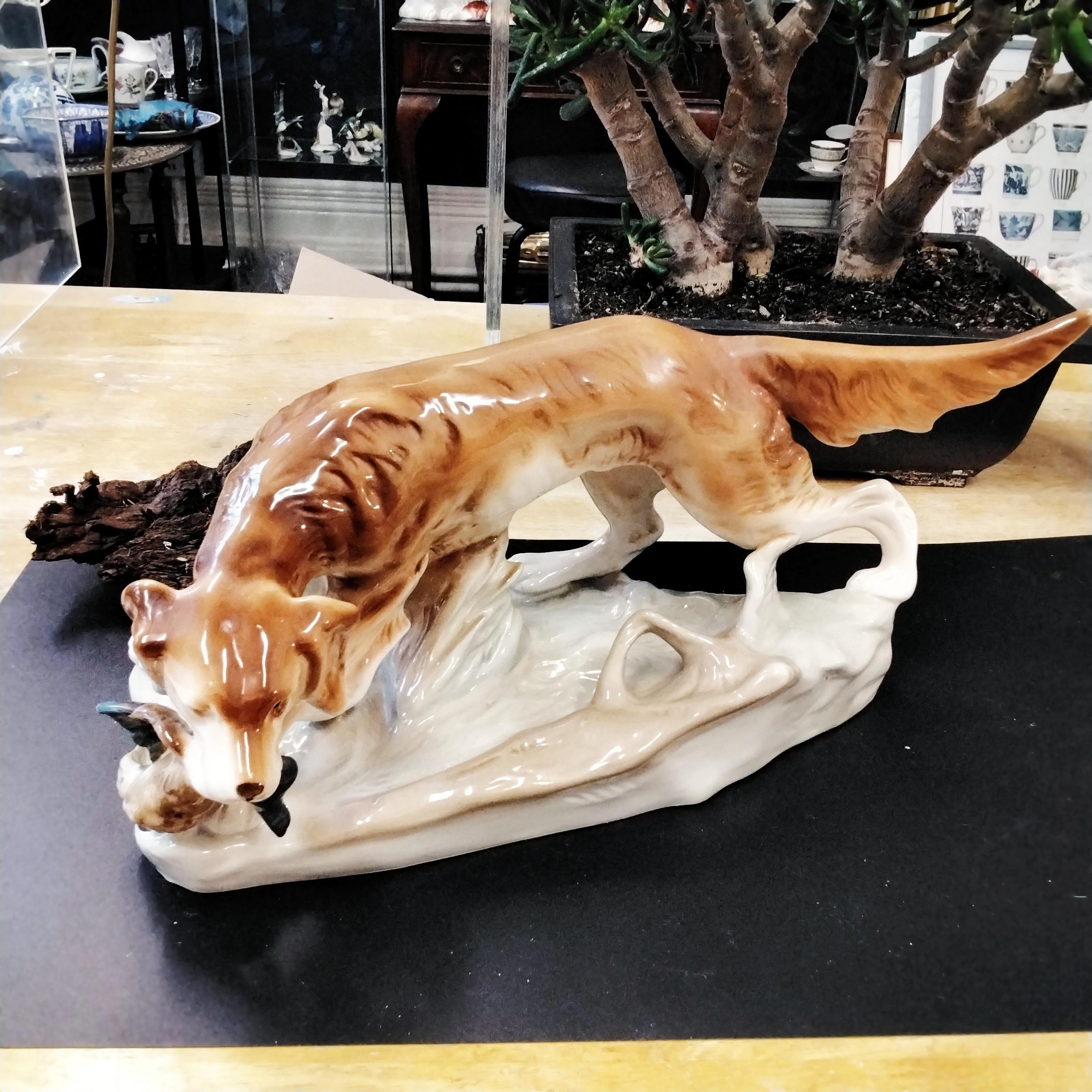 Royal Dux Hunting Dogs - Etsy