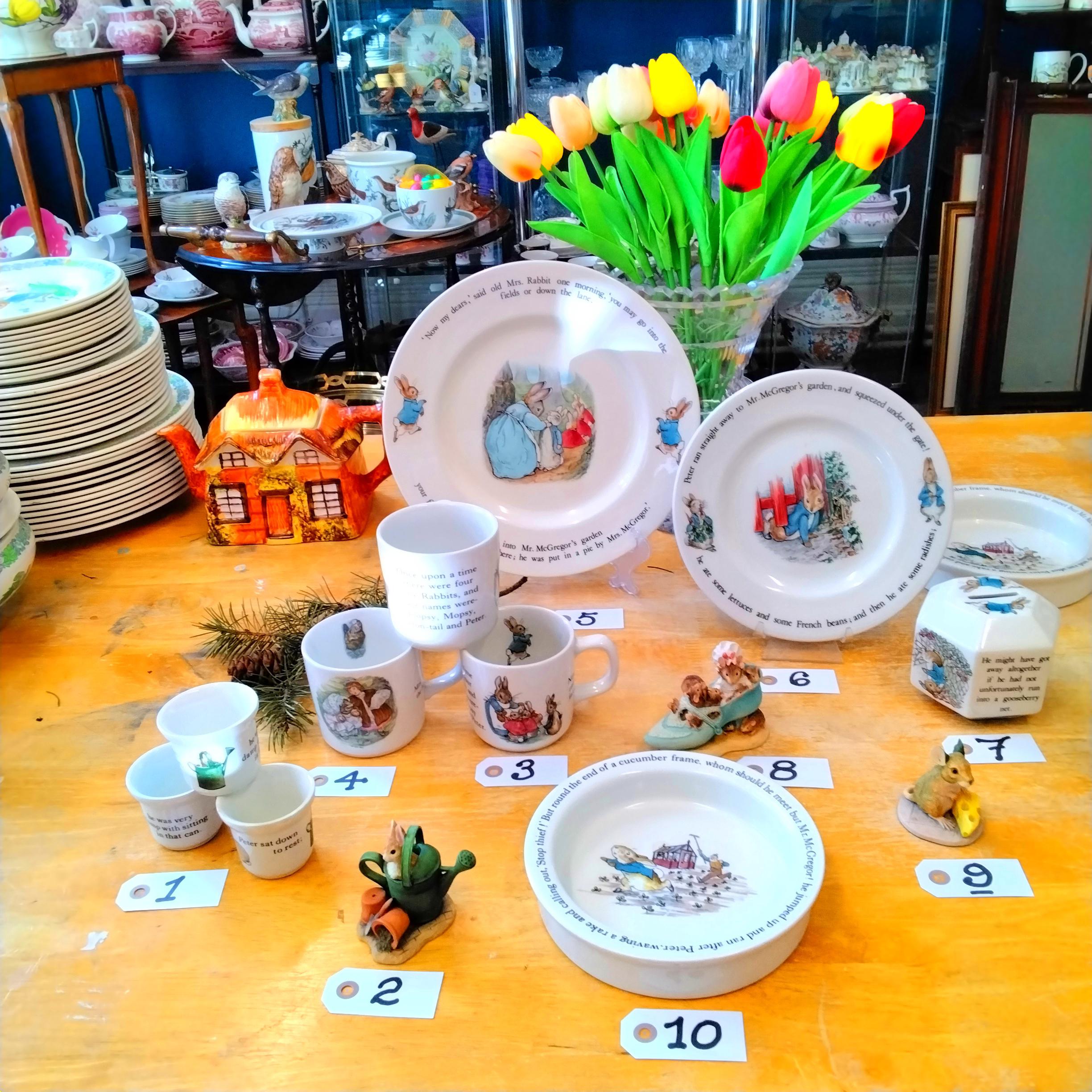 希少】Peter Rabbit 陶器 ジェマイマ・パドルダック フィギュリン 希少