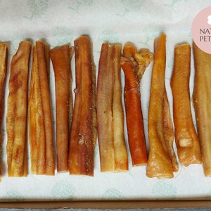 Long Pork Rind Rolls | 100% Natural Dog Treats Chews Pig Skin Dental Gluten Free Pork rind rolls x10