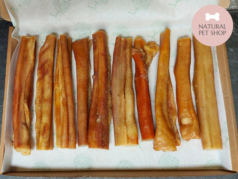 Long Pork Rind Rolls | 100% Natural Dog Treats Chews Pig Skin Dental Gluten Free Pork rind rolls x10