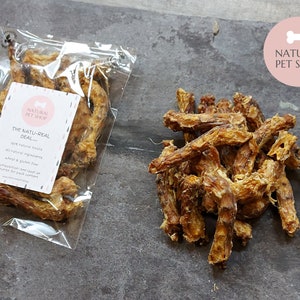 Dried Chicken Necks Healthy Natural Treats for Dogs / Puppy