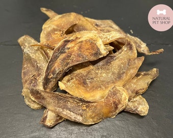 Moon Bone (Dried Beef Cartilage Gristle) Natural Dog Treats Chews Gluten Free Pieces