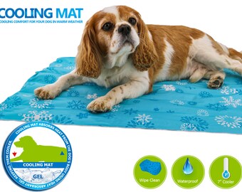 Pet Cooling Mat for Dogs Cats Summer Essentials Gel Bedding ANCOL