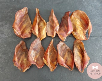 Large Pig Ears (Premium) | 100% Natural Treats Quality Healthy Dog Chews