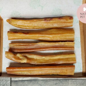 Long Pork Rind Rolls | 100% Natural Dog Treats Chews Pig Skin Dental Gluten Free Pork rind rolls x5
