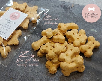 Natural Pet Shop- Duck & Orange Biscuit Bones Dog/Puppy Treat