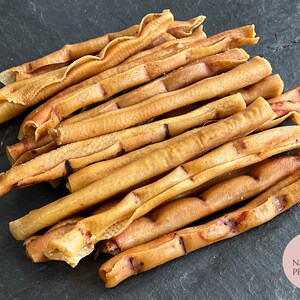 Long Pork Rind Rolls | 100% Natural Dog Treats Chews Pig Skin Dental Gluten Free image 5