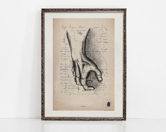 Anger | Anatomical Arm Muscles | Human Anatomy Art Prints | Anatomy Wall Art | Muscular System Art | Original Art | ART PRINTS
