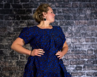 robe bleu electrique pas cher