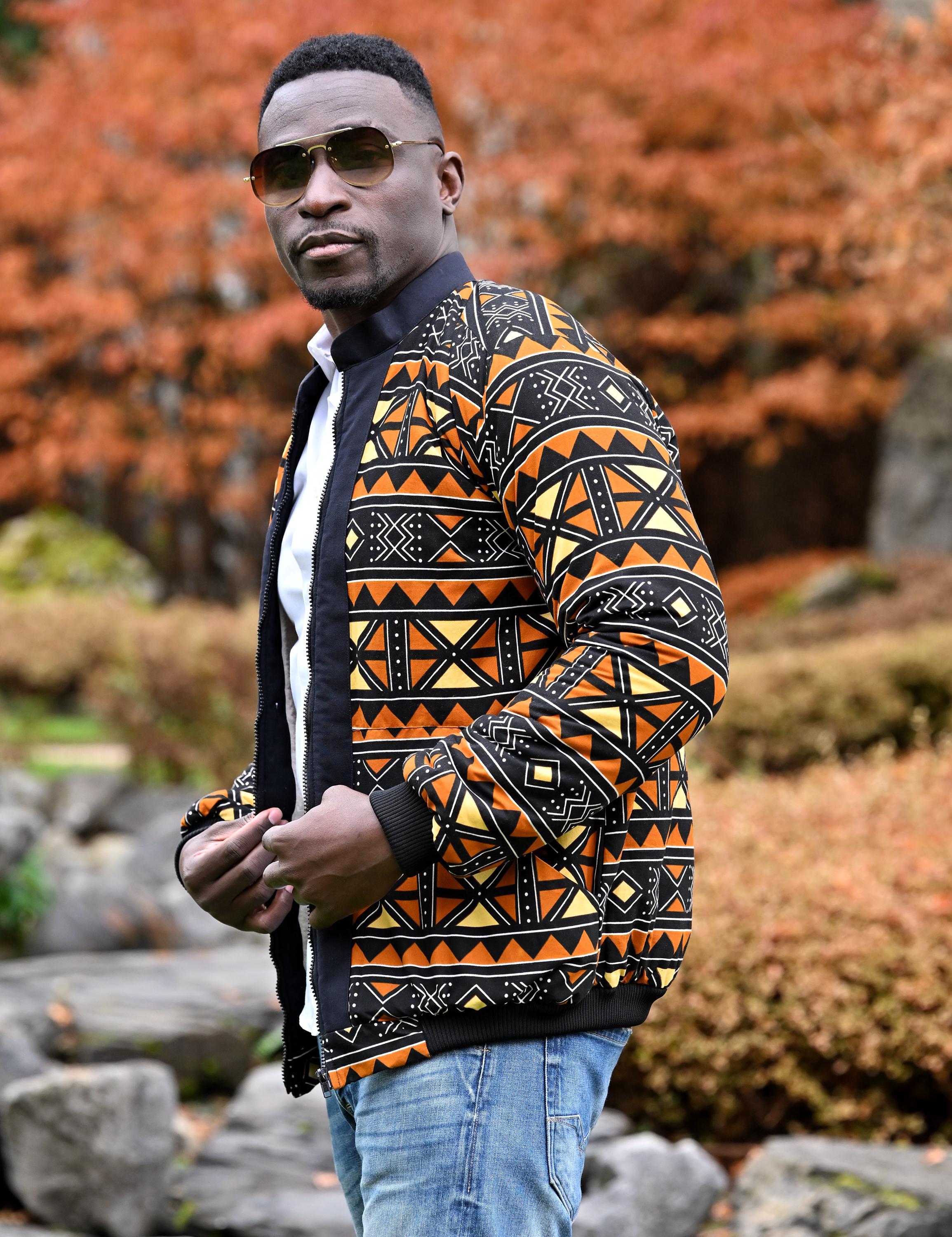 Veste en coton wax France