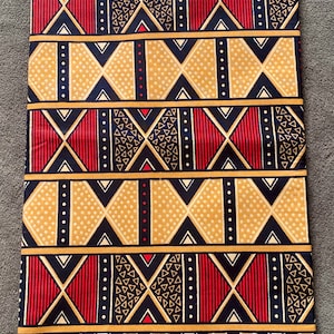 100% cotton wax fabric