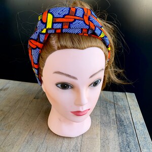 Bandeau/turban en wax image 3