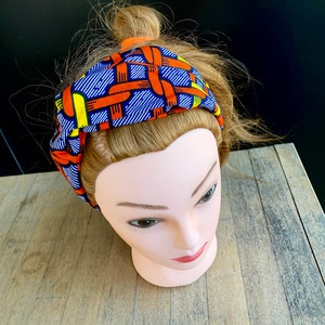 Bandeau/turban en wax image 4