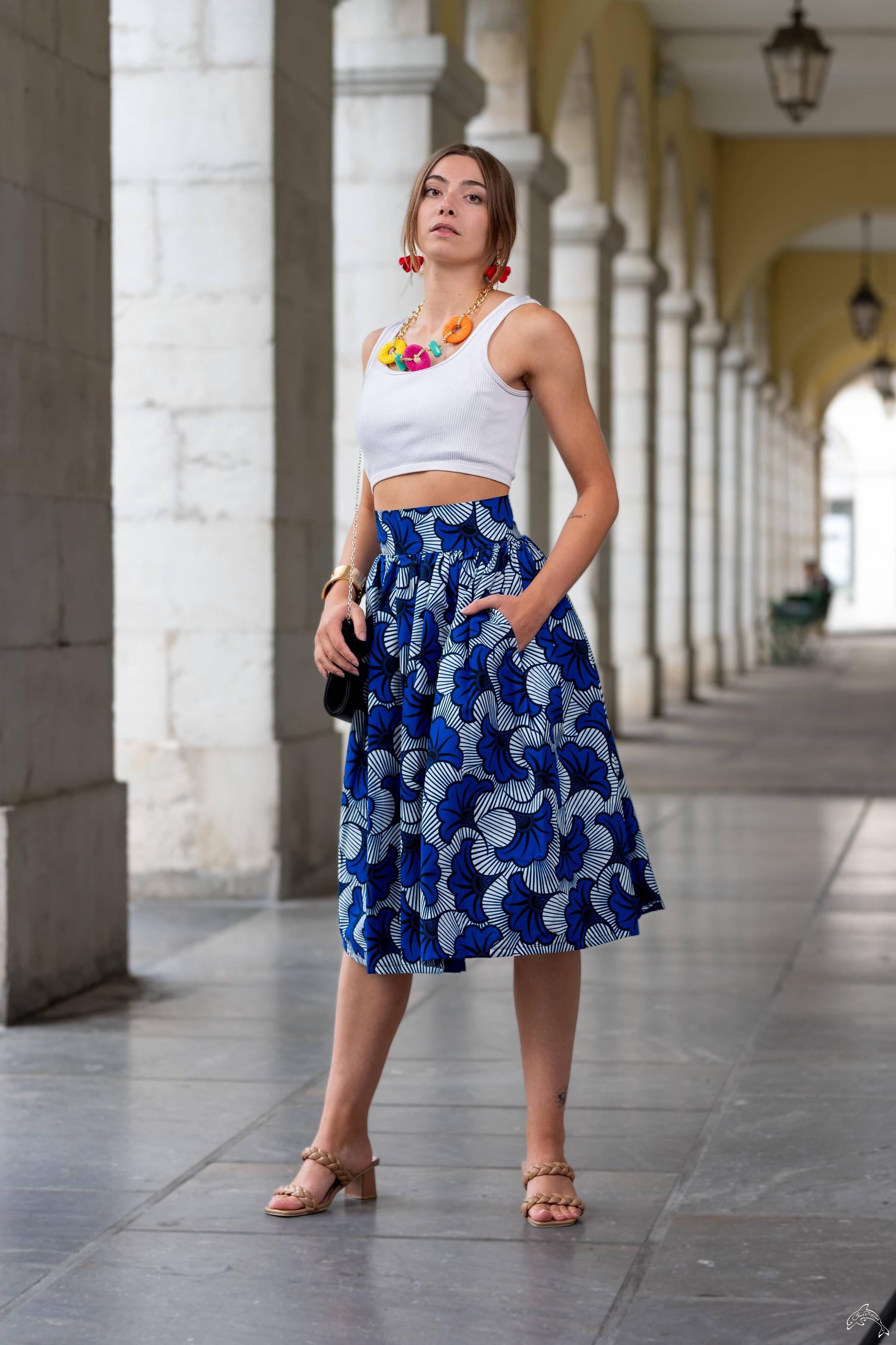 Jupe Longue Modele De Robe Ã©vasÃ©e En Pagne Jupe Robe Ã©vasÃ©e Longue En Pagne AliExpress