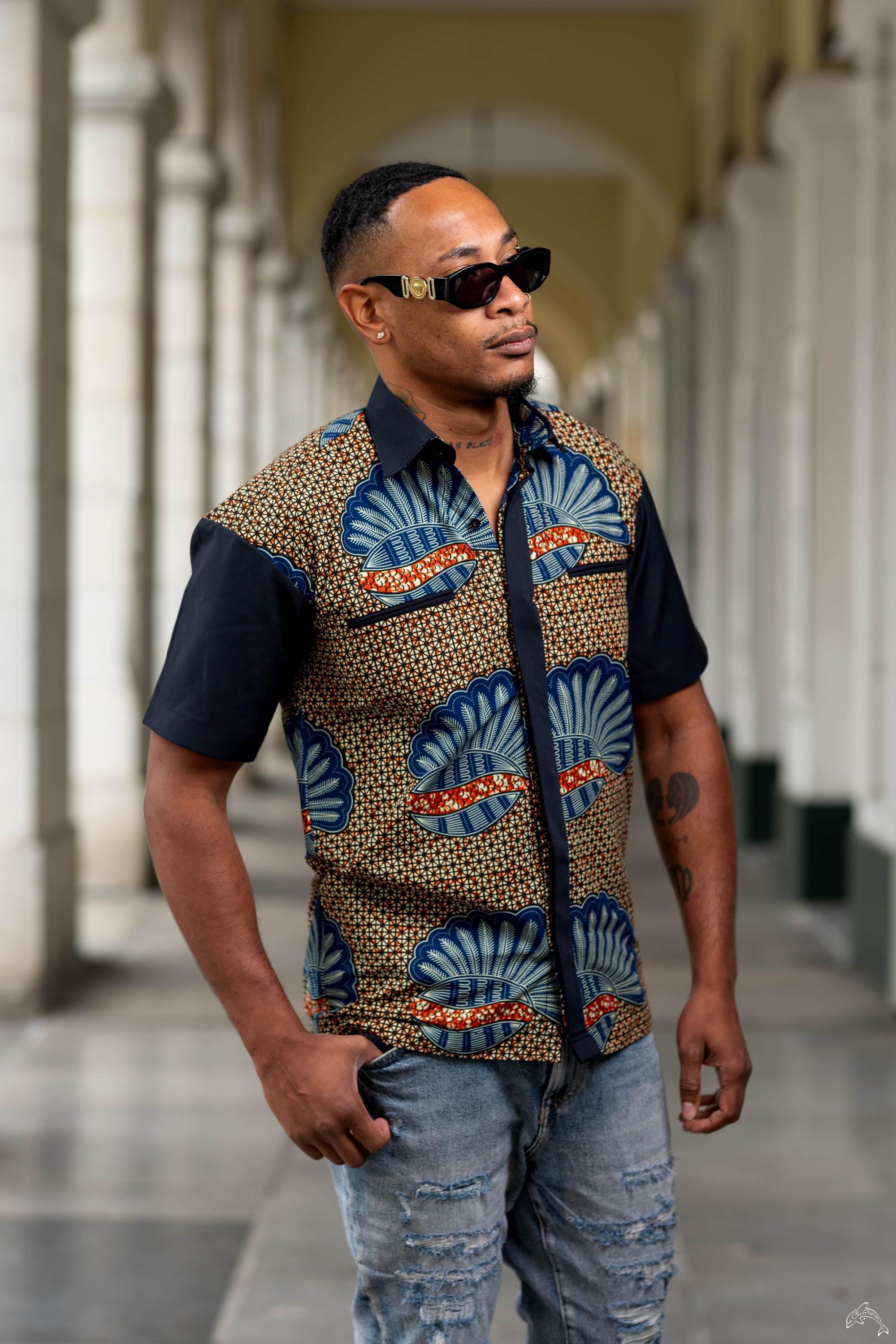 Manche Courte Catalogue Chemise Homme Africaine Tenue Africaine