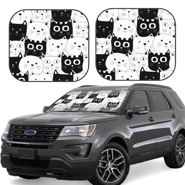 Cat Car Sun Shade Etsy