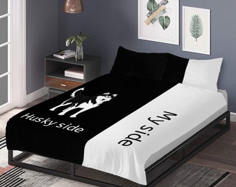 Bedding  Husky Black and White