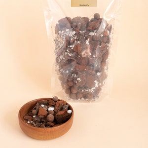 Chunky Aroid-mix om met je grond te mengen, voor tropische kamerplanten, tropische mix, groeimedium kamerplant, dikke grondmix