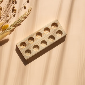 Essential Oil Storage, Essential Oil Display, Essential Oil Rack, Wooden Essential Oil Holder image 4