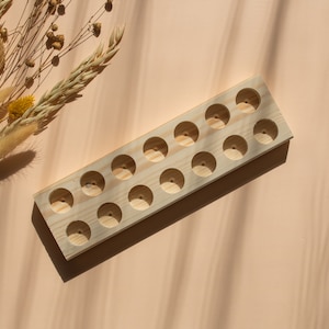 Essential Oil Storage, Essential Oil Display, Essential Oil Rack, Wooden Essential Oil Holder image 3