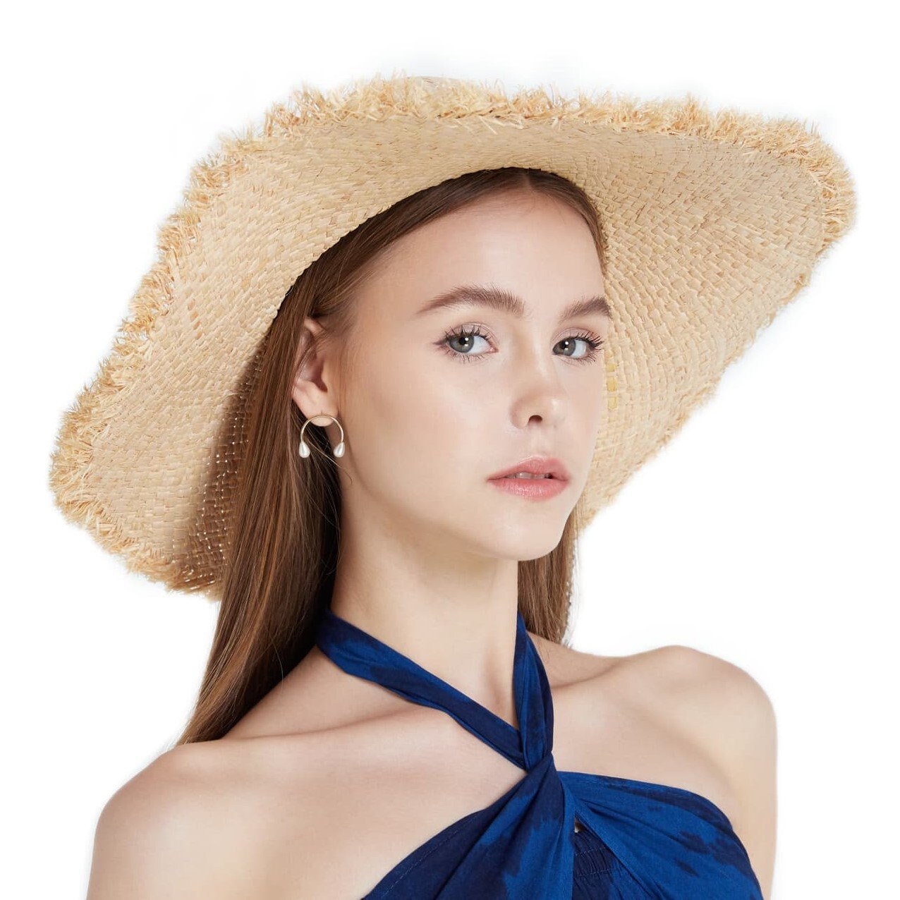 Custom Tan Straw Floppy Hat Floppy Beach Hat Straw Beach Etsy Australia