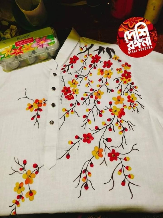 Samma Premium Hand Embroidery Chikankari Co-Ord Set in Modal Cotton Pu -  House Of Kari (Chikankari Clothing)