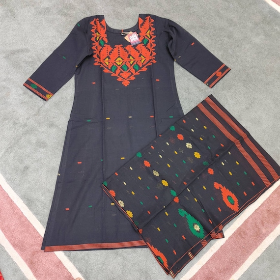 Rayon Embroidery Kurti (Tops only) | Classic Kurti – Bong Trendz