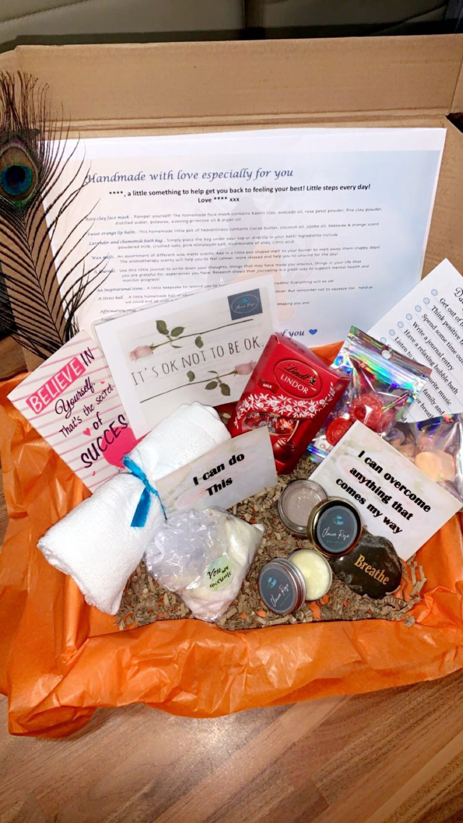 Well being essentials box mental health awareness gift hamper Etsy