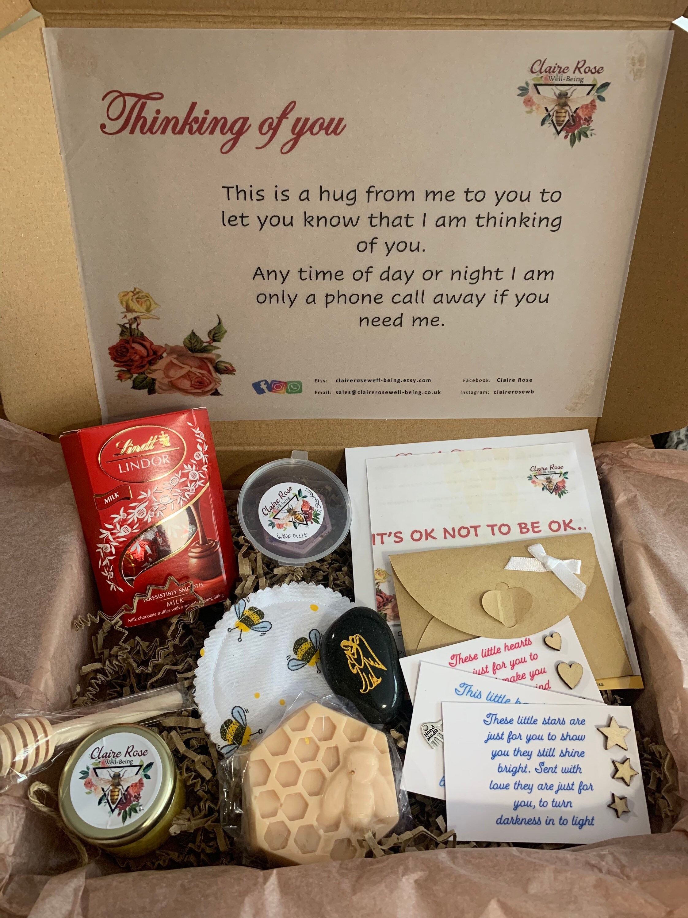 Thinking of you bereavement gift hamper Etsy