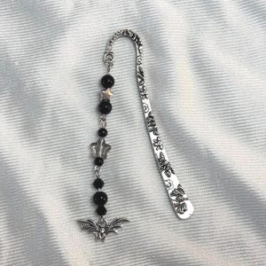 Vampire Bookmark – gothic reader accessory, bookworm gift, page arker, dark academia bookmark booklover downtowngirl book fantasy whimsical