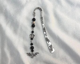 Vampier boekenlegger – gotisch leesaccessoire, cadeau voor boekenwurmen, bladwijzer, dark academia boekenlegger, boekenliefhebber, downtowngirl, boek, fantasy, grillig