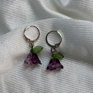 flower field earrings - cottagecore coquette downtowngirl spring natrure whimsical aesthetic