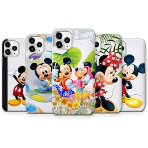 Custodia per telefono Topolino per iPhone 16, 15, 14, 13, 12 Samsung S25, S24Fe, S23Ultra, S25 Edge, iPhone 16e