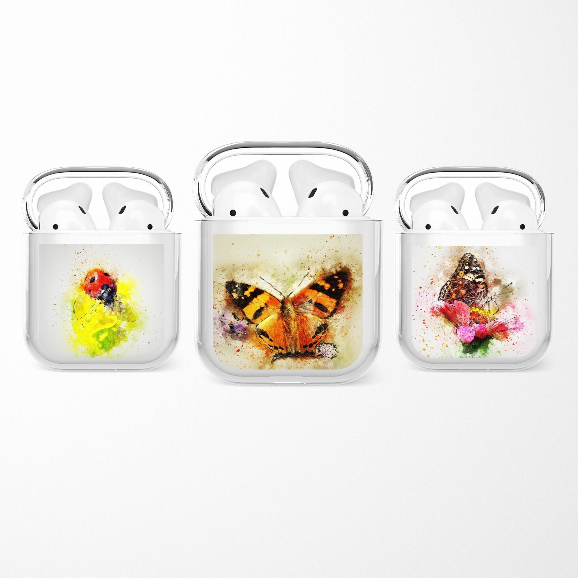 Clear butterfly Cute Cover for Airpods Pro 2nd Generation Case