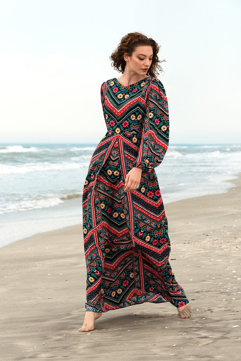 Boho dress,Maxi boho Dress,Maxi Dress,Bohemian Dress,Hippie Dress,Floral Dress,Handmade dress Boho Hippie Dress Festival clothing