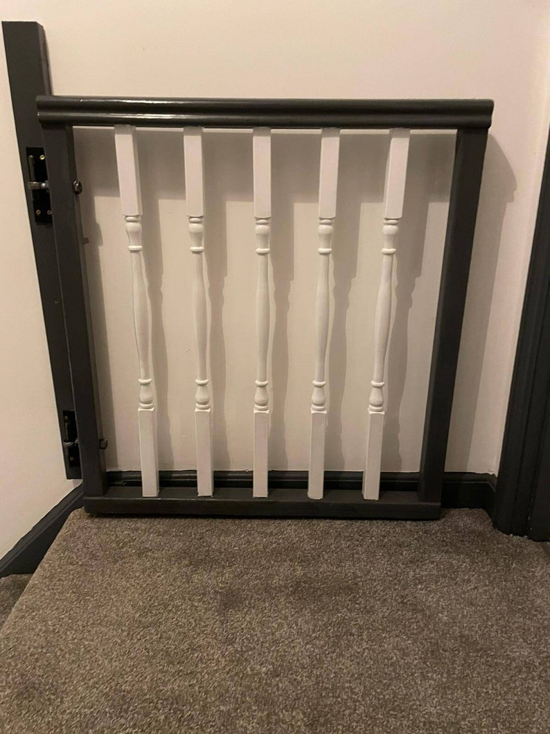 Made to Fit, Stair Gate, Dog Gate Customised Spindles Possible to Match Your Staircase. Etsy