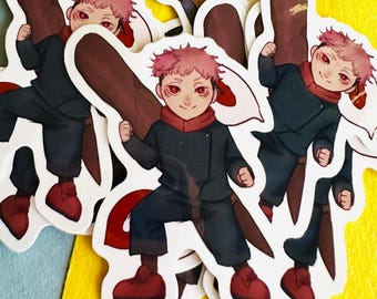 Jjk anime stickers, chibbi anime stickers. Stickers waterproof stickers