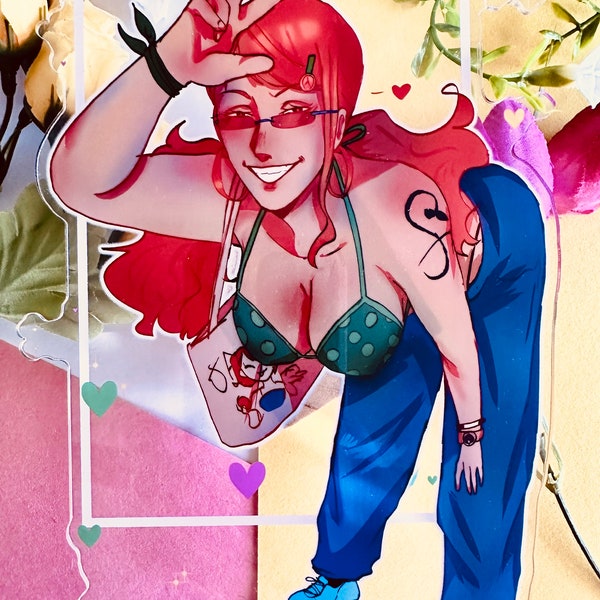 Large  acrylic standees- fashion OP- nami and ussop