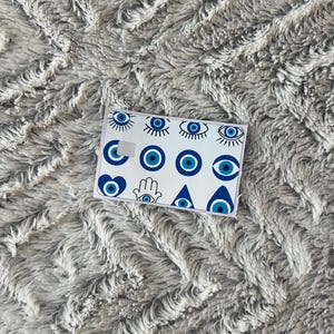クレジットカードステッカー|ビニールステッカー|ホログラフィッククレジットカードステッカー|ヒナギク|デビットカードスキン|デビットカードスキン|邪眼保護|邪眼